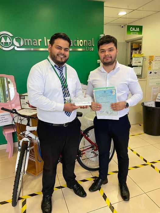 Pago de subsidio de solidaridad al Socio Abg. Jorge Galeano por el nacimiento de su hijo. Muchas felicidades a la familia.